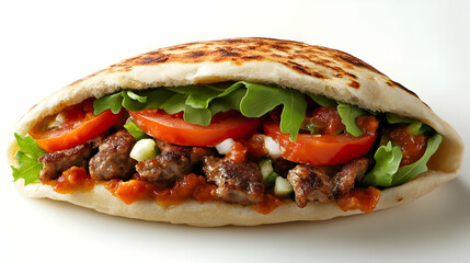 A close  up of a delicious pita br  F8586