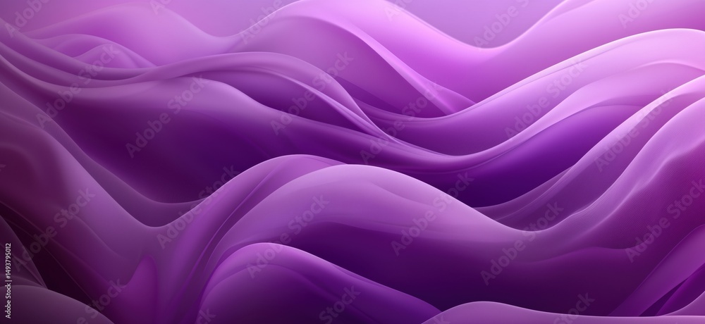 Poster abstract purple waves background with smooth flowing shapes and gradients