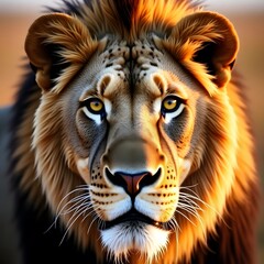 Fototapeta premium portrait of a lion