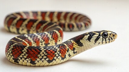 Obraz premium Desert Kingsnake on studio background