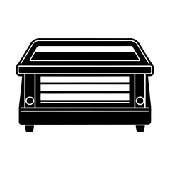 vector illustration of an electric stove