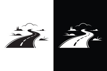 River icon vector on White Background ,Vector Art Illustration on white background.