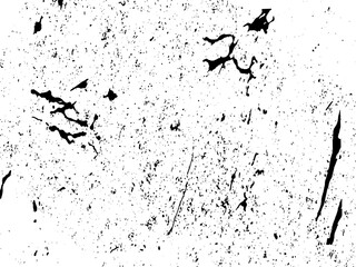 Naklejka premium Rough black and white texture vector. Distressed overlay texture., Distress or dirt and damage effect concept Grunge design elements. 