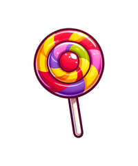 lollipop isolated on white background