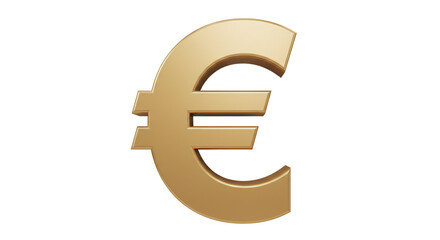 Golden Euro Symbol Finance Currency Exchange Market Investment Economy Business Wealth European