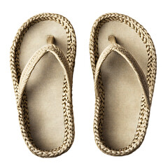 Classic Espadrille Inspired Sandals with a Timeless Look Isolated on Transparent Background