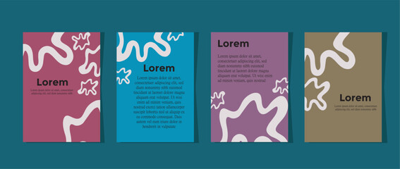Ready-to-use vector cards and posters in a contemporary abstract style, featuring nature-inspired motifs like flowers, leaves, and hand-drawn textures. Perfect for creative projects, branding