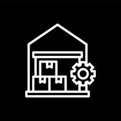 Warehouse and Inventory Icons – Clean and Modern Collection