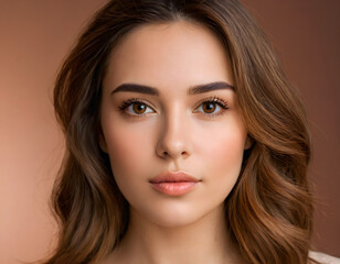 Fototapeta premium Close-up of beautiful female