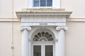 Guernsey, porte d'entrée HOUSE