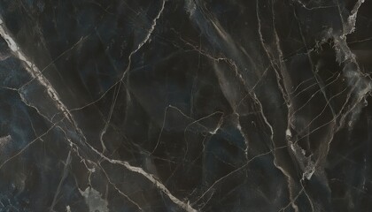 dark marble texture with white quartz veins and blue undertones for luxury branding, website background, modern packaging, and print media design

