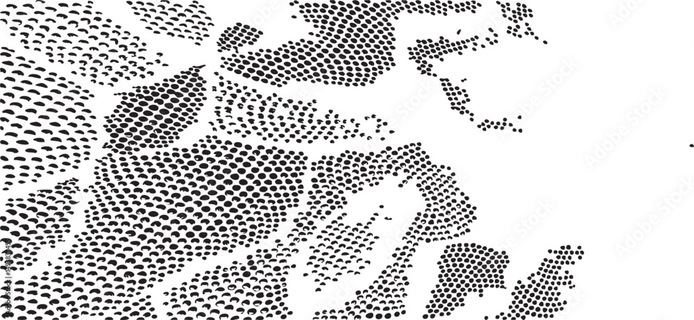 Aufkleber small uneven spots and particles of debris. abstract vector texture. distressed uneven background. g