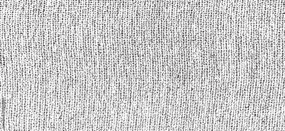 Poster vector fabric texture. distressed texture of weaving fabric. grunge background. abstract halftone ve