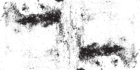 Rough black and white texture vector. Distressed overlay texture. Grunge background. Abstract textured effect. Vector Illustration. Black isolated on white background. EPS10