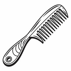 illustration of a comb