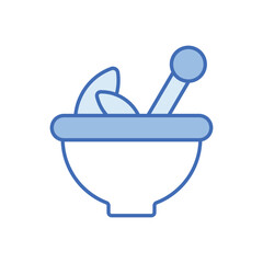 Pestel And Mortar Vector icon