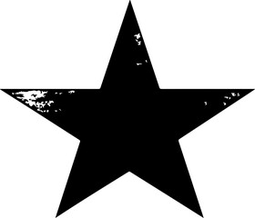 grunge star graphic