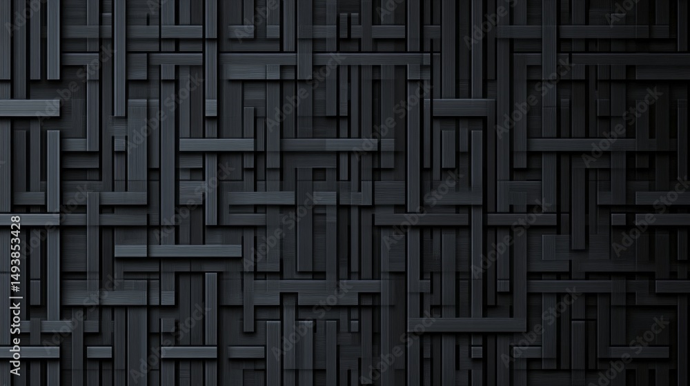 Poster creating a sleek pattern of fine parallel lines in graphic design abstract environment digital art c