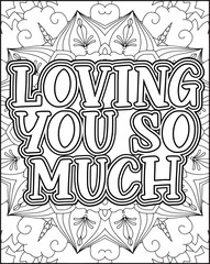 Gratitude Quote Coloring Page for Adults. Gratitude Motivational Quote Coloring Page.