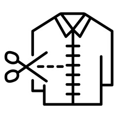 Textile Manufacturing and Fabric Pattern vector Icon design