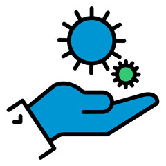 Development Process and Business Success vector Icon design