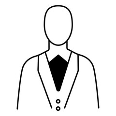 Legal vector Icon design Depicting Lawyer Attorney in Courtroom