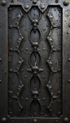 Metal background. Pattern for wallpapers, covers, wall decorations. Oil paint