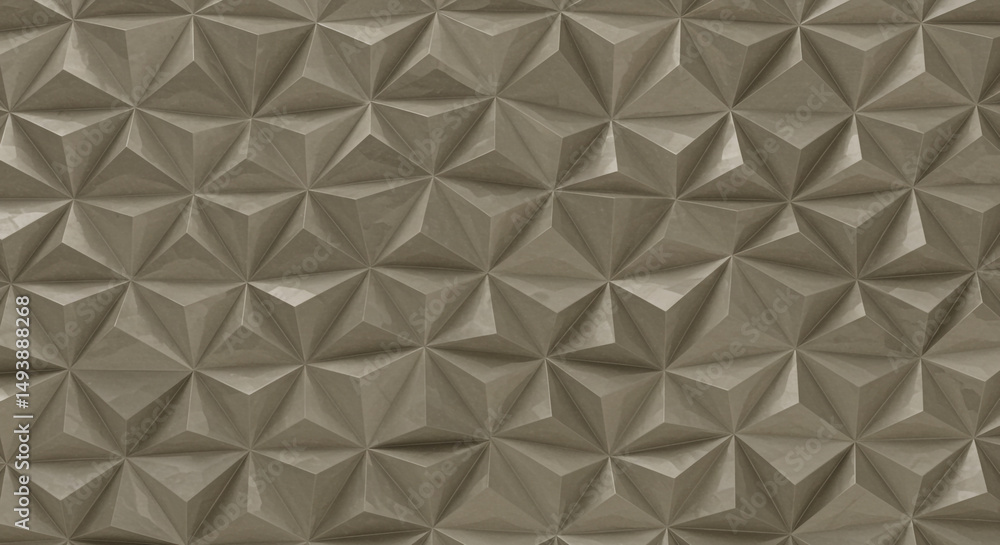 Poster geometric triangle shapes textured wall, modern design background for architecture