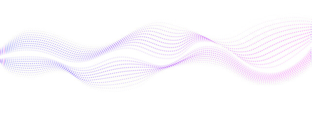 Abstract gradient colorful wave dots line element. Wave with blend lines . A curved wavy line, . A curved wavy line, . Digital equaliser of a frequency track. Vector