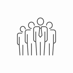 team coorporate icon sign vector