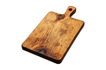 Fototapeta premium Cutting board isolated on a transparent background.