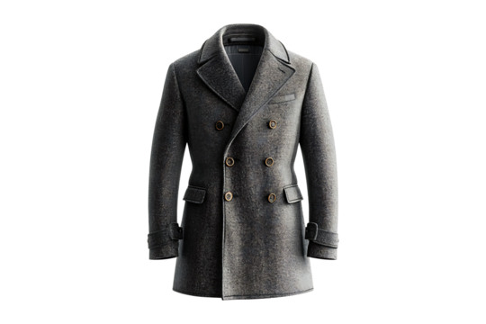 Coat isolated on a transparent background.