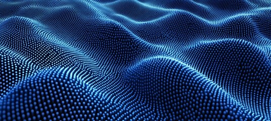 A Digital blue dots background design,
