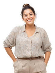 Free photo of 40s confident woman transparent background