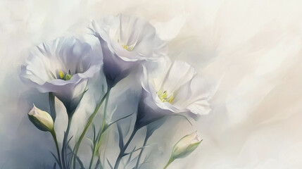 Fototapeta premium Elegant wedding invitation card background vector. Minimal hand painted hydrangea botanical flowers texture template background. Design for wedding, vip cover, poster, rsvp moderncard.Valentine's Day