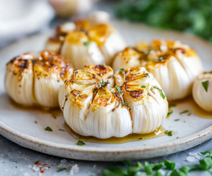 Gourmet oven roasted garlic