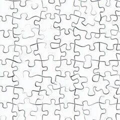 Seamless puzzle pattern