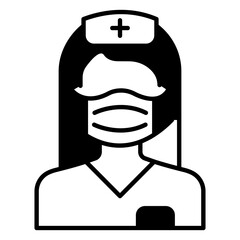 Woman Doctor Vector Icon For Medicine Professionals