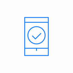 package delivered icon sign vector