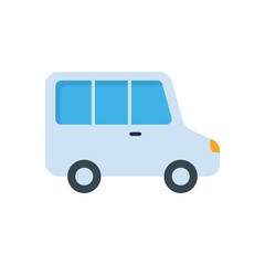 Airport Shuttle Vector icon