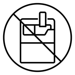 Quit Smoking Vector Icon for Awareness Campaigns