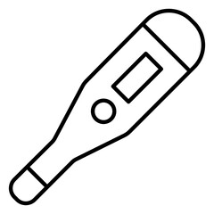 Thermometer Vector Icon for Data Visualization Purposes