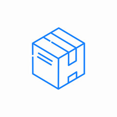 box parcel icon sign vector