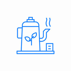 herbal tea icon sign vector