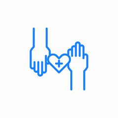 Fototapeta premium medical support icon sign vector