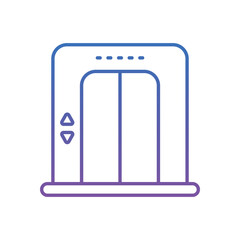 Elevator Vector icon