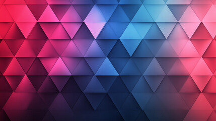 Obraz premium Abstract geometric pattern of overlapping triangles in vibrant colors (10)