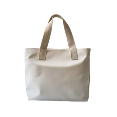 Minimal Canvas Bag with Sleek Modern Lines and a So Isolated on Transparent Background