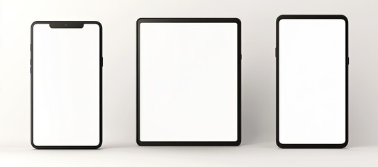 Modern Blank Electronic Devices