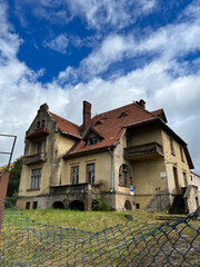 Europe. Poland. Abandoned old house.